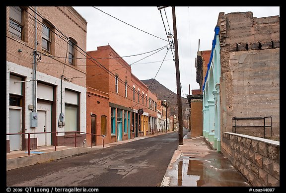 Downtown Clifton. Arizona, USA (color)