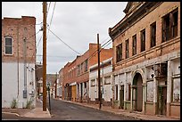 Semi-abandonned buildings, Clifton. Arizona, USA ( color)