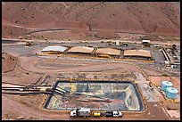 Copper mining installations, Morenci. Arizona, USA