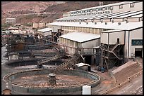 Copper mine concentrator, Morenci. Arizona, USA (color)