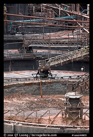 Concentrator detail, Morenci. Arizona, USA