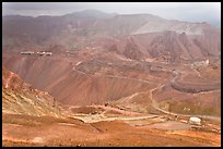 Copper mining operation, Morenci. Arizona, USA (color)