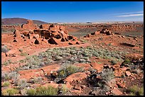 Sinagua culture site, Wupatki National Monument. Arizona, USA (color)