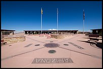 Four Corners Quadripoint. Four Corners Monument, Arizona, USA (color)