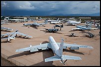 Aerial view of Pima Air and space museum. Tucson, Arizona, USA ( color)