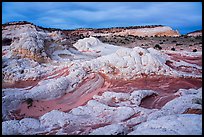 White pocket at dusk. Vermilion Cliffs National Monument, Arizona, USA ( color)