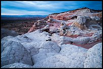 White pocket with stormy skies. Vermilion Cliffs National Monument, Arizona, USA ( color)