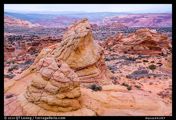 Coyote Buttes South. Vermilion Cliffs National Monument, Arizona, USA (color)