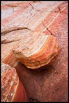 Detail of striations and rock, Coyote Buttes South. Vermilion Cliffs National Monument, Arizona, USA ( color)