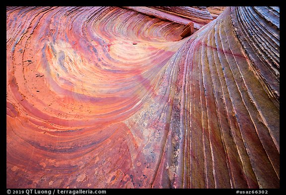 Third Wave, Coyote Buttes South. Vermilion Cliffs National Monument, Arizona, USA (color)