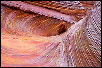 Striated multicolored sandstone, Coyote Buttes South. Vermilion Cliffs National Monument, Arizona, USA ( color)