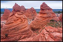 Paw Hole Teepees, Coyote Buttes South. Vermilion Cliffs National Monument, Arizona, USA ( color)