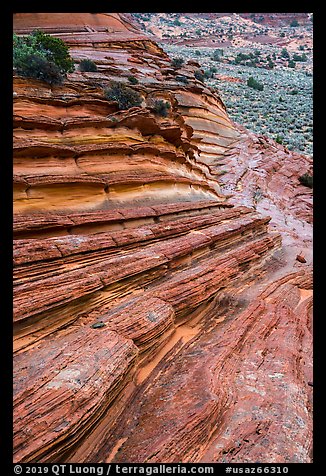 Sunset Buttes, Coyote Buttes South. Vermilion Cliffs National Monument, Arizona, USA (color)