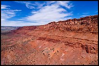 Aerial view of Vermillion Cliffs. Vermilion Cliffs National Monument, Arizona, USA ( color)