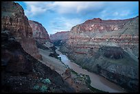 Colorado River from Whitemore Canyon Overlook. Grand Canyon-Parashant National Monument, Arizona, USA ( color)