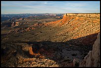 Rim cliffs, Sanup Plateau, from Twin Point. Grand Canyon-Parashant National Monument, Arizona, USA ( color)