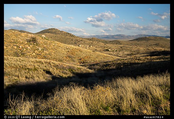 Rolling hills. Agua Fria National Monument, Arizona, USA (color)