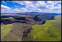 Aerial View, Agua Fria Canyon. Agua Fria National Monument, Arizona, USA ( color)