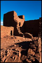 Wukoki Pueblo walls. Wupatki National Monument, Arizona, USA ( color)