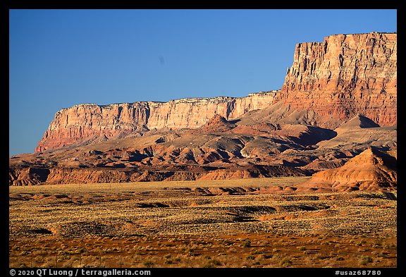 Vermilion Cliffs. Vermilion Cliffs National Monument, Arizona, USA (color)