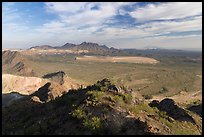 Silver Bell Mine and Silver Bell Peak from Waterman Peak. Ironwood Forest National Monument, Arizona, USA ( color)