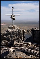 Lorene Leonberger memorial. Ironwood Forest National Monument, Arizona, USA ( color)
