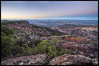 View from Mt Logan at dawn. Grand Canyon-Parashant National Monument, Arizona, USA ( color)