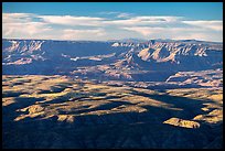 Dansill Canyon and Parashant Canyon from Mt Logan. Grand Canyon-Parashant National Monument, Arizona, USA ( color)