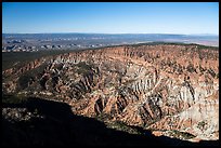 Hells Hole amphitheater from Mt Logan. Grand Canyon-Parashant National Monument, Arizona, USA ( color)