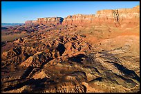 Aerial view of Vermillion Cliffs. Vermilion Cliffs National Monument, Arizona, USA ( color)