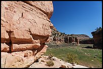 Man with dotted torso pictographs, Snake Gulch. Baaj Nwaavjo Itah Kukveni – Ancestral Footprints of the Grand Canyon National Monument, Arizona, USA ( color)