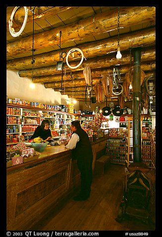 The main trading area. Hubbell Trading Post National Historical Site, Arizona, USA