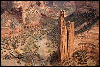 Spider Rock. Canyon de Chelly  National Monument, Arizona, USA