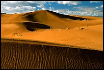 Pink Sand dunes, early morning. Canyon de Chelly  National Monument, Arizona, USA ( color)