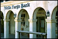 Arcades of Wells Fargo Bank, Old Tucson Studios. Tucson, Arizona, USA