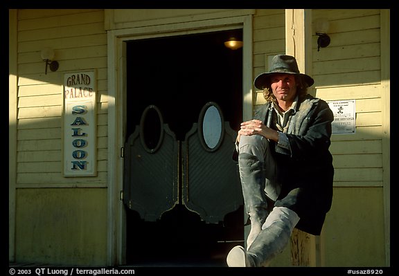 Cowboy, Old Tucson Studios. Tucson, Arizona, USA (color)