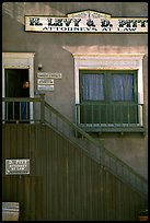 Old west style buildings, Old Tucson Studios. Tucson, Arizona, USA (color)