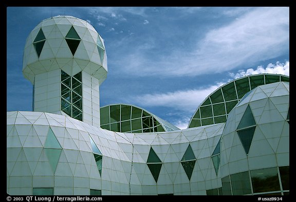 Tower. Biosphere 2, Arizona, USA (color)