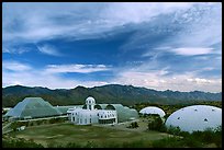 View of the complex. Biosphere 2, Arizona, USA (color)