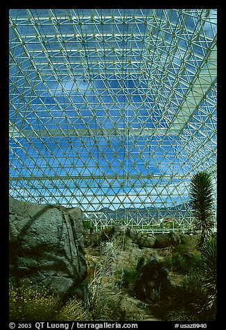 Ecosystem enclosed. Biosphere 2, Arizona, USA