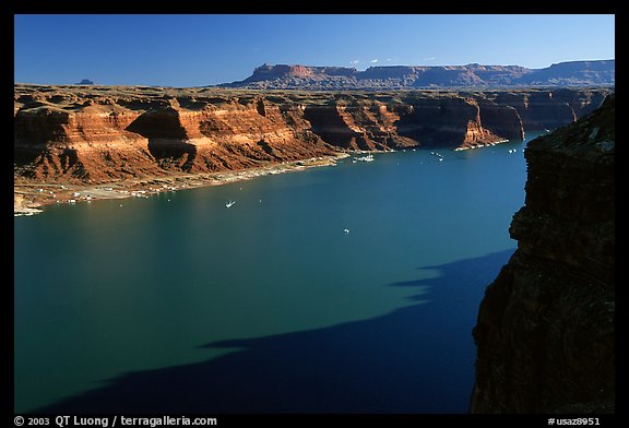 Lake Powell near Hute. Utah, USA