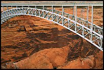 Bridge near the Glen Canyon Dam, Glen Canyon National Recreation Area, Arizona. USA