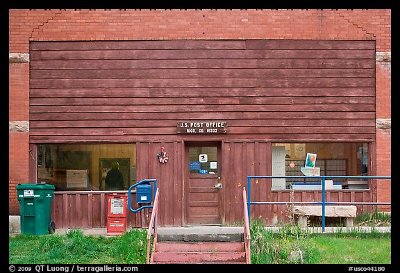 Post office, Rico. Colorado, USA (color)
