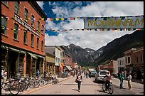 Main street. Telluride, Colorado, USA (color)