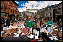 Ice cream booth, Mountainfilm. Telluride, Colorado, USA