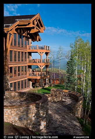 Peaks resort, Mountain Village. Telluride, Colorado, USA (color)