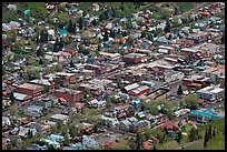 Aerial view of town. Telluride, Colorado, USA ( color)