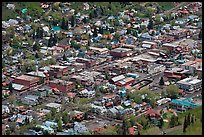 Aerial view of town. Telluride, Colorado, USA