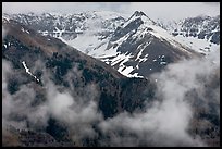 Snowy peaks and clouds. Telluride, Colorado, USA (color)