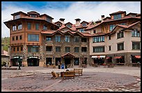 Plaza, Mountain Village. Telluride, Colorado, USA